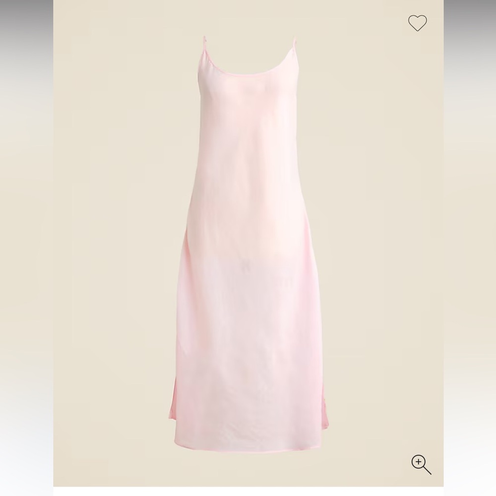 Maryam Nasser Zadeh x JCrew sheer bias cut slip dress in ramie size M